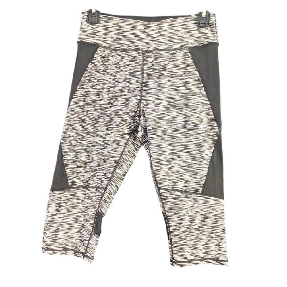 Calvin Klein Leggings Womens S Performance Quick Dry Crop White Black